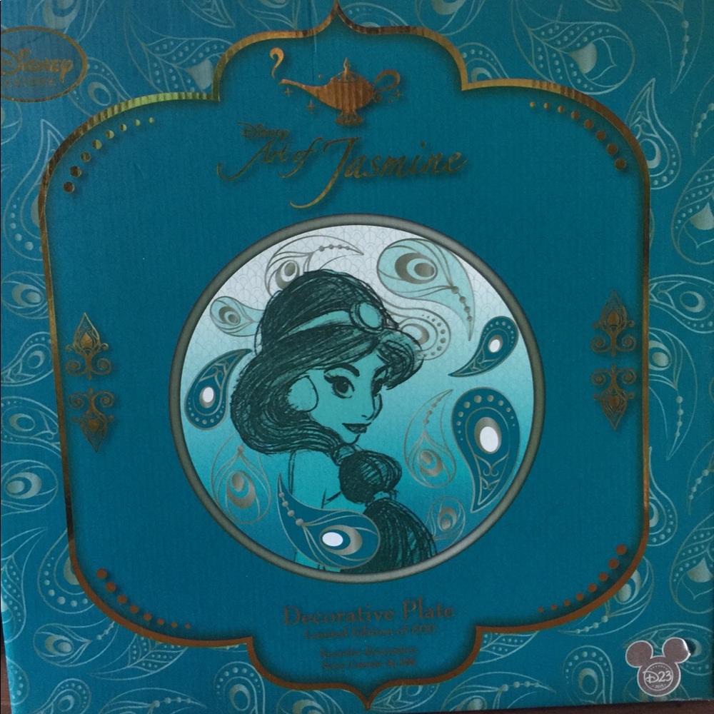 Disney’s Princess Jasmine limited edition plate